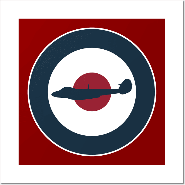 RAF Gloster Meteor Patch Wall Art by TCP